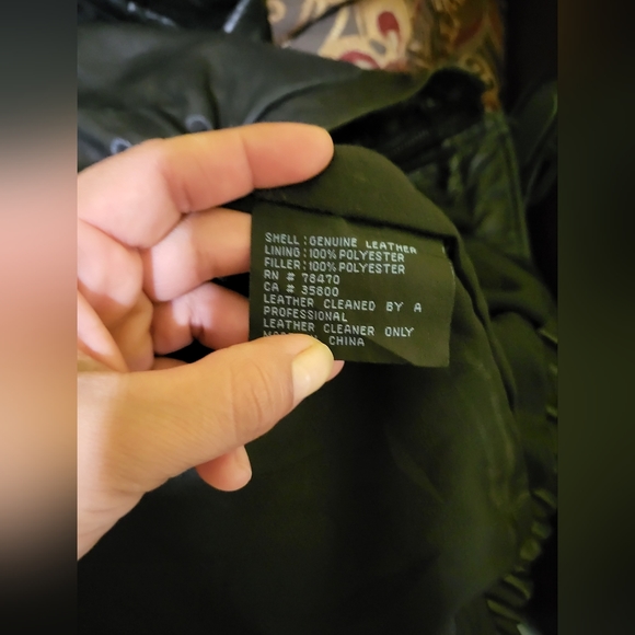 Reaction by Kenneth cole soft leather jacket sz Xl color black - Picture 6 of 7